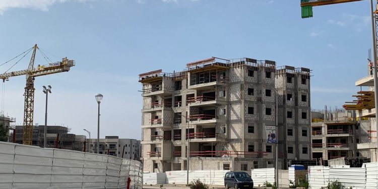 אתר בנייה בחריש - מרץ 2019