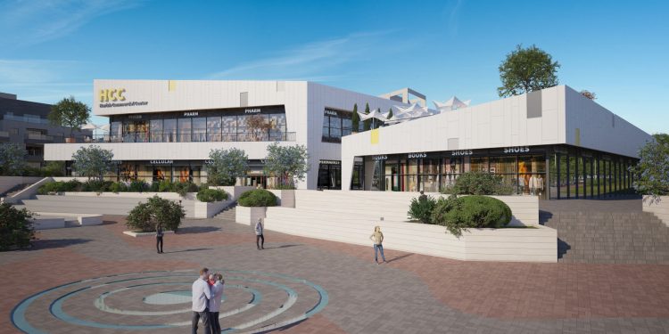 החלה הבנייה של המרכז המסחרי של שכונת בצוותא