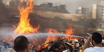 שריפה בפרחים