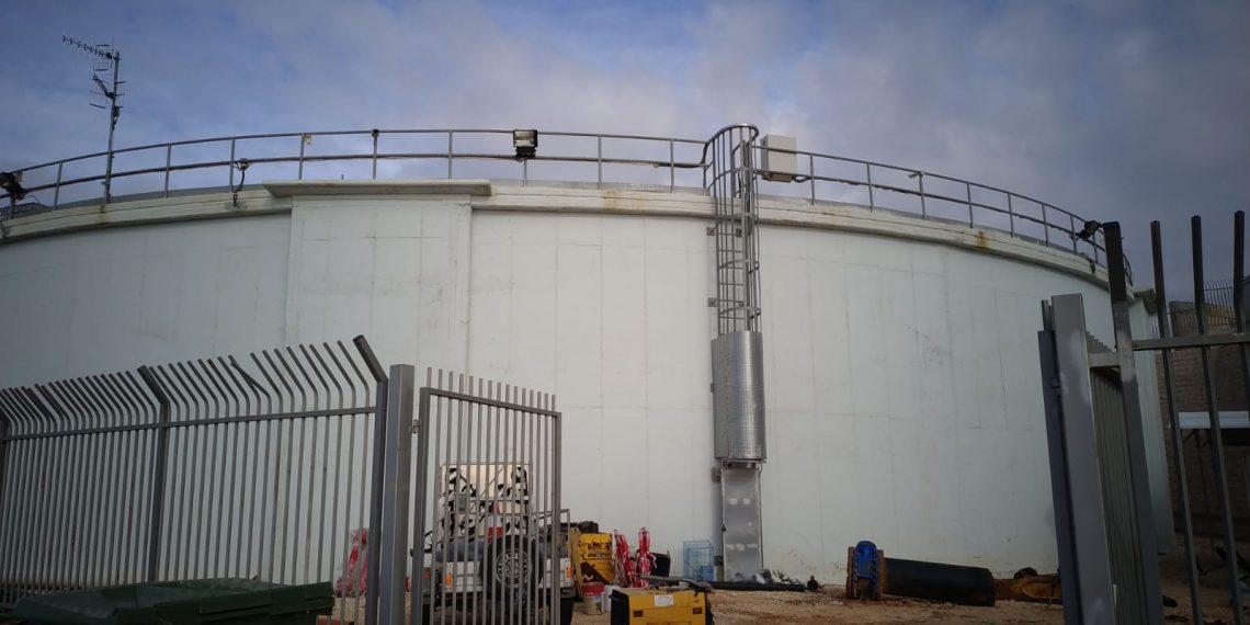 מאגר מים צפונית לשכונת מעו"ף. צילום: מהראן עמראנה