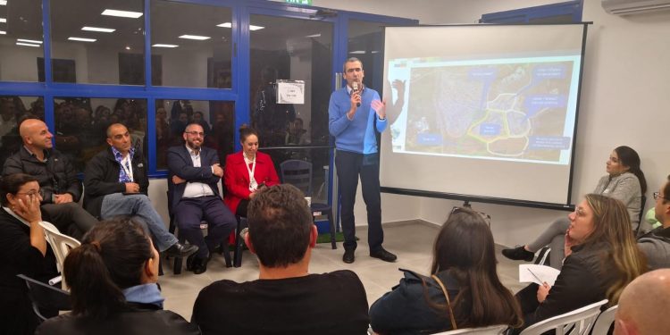 יעקב נתניהו מפגש ציבור שכונת הפרחים