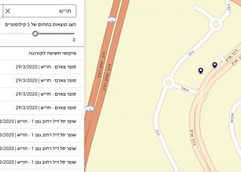 חשיפה לקורונה בחריש 29.3.20