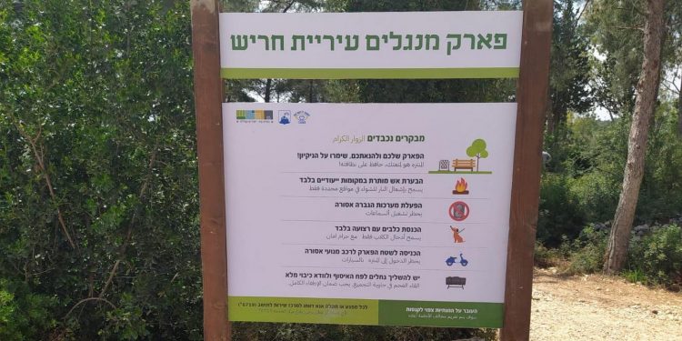 שלט פארק המנגלים