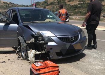 תאונת דרכים מערבל בטון