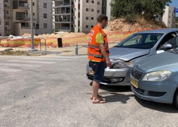 תאונת דרכים ברחוב ברקת