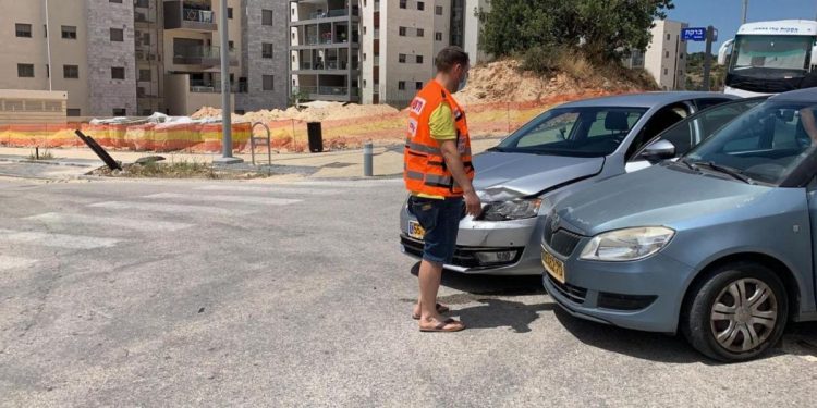 תאונת דרכים ברחוב ברקת