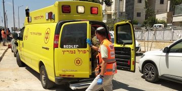 פינוי פצוע שנפגע מדחפור בחריש מד"א