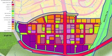 תכנית רובע חריש דרום קרדיט יחיאל קורין אדריכלים