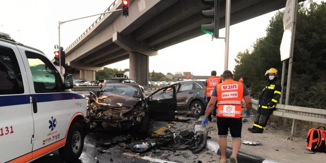 תאונה במחלף עירון
