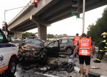 תאונה במחלף עירון