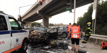 תאונה במחלף עירון