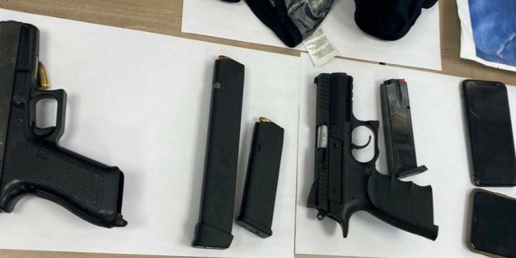 נשק לא חוקי. צילום: דוברות המשטרה