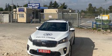 משטרה נקודת חריש ניידת משטרה צילום: דוברות המשטרה