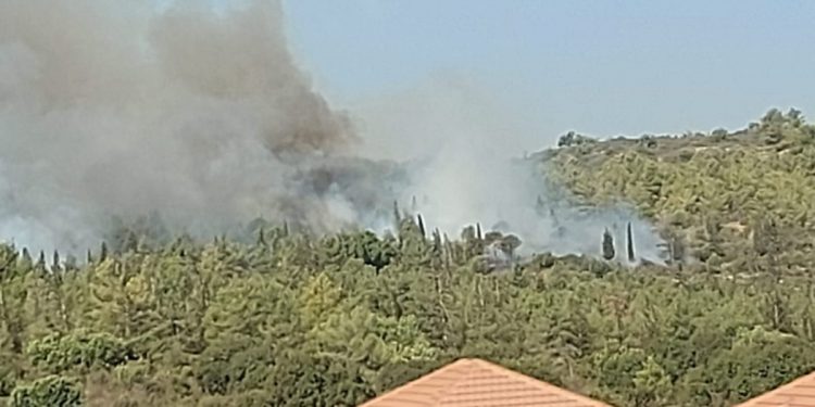 שריפה באום אל קוטוף