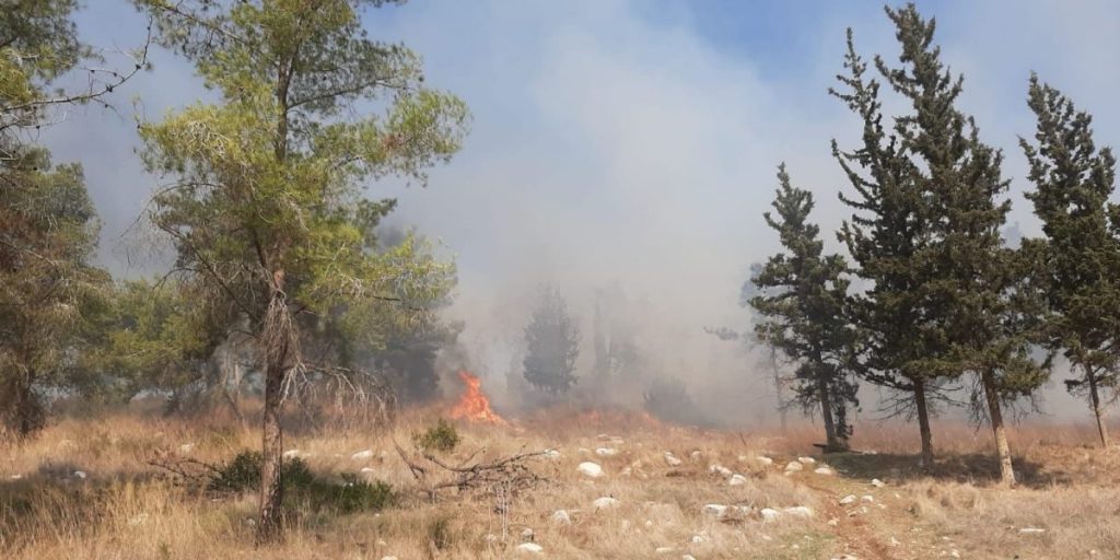 שריפה מול רחוב יקינטון