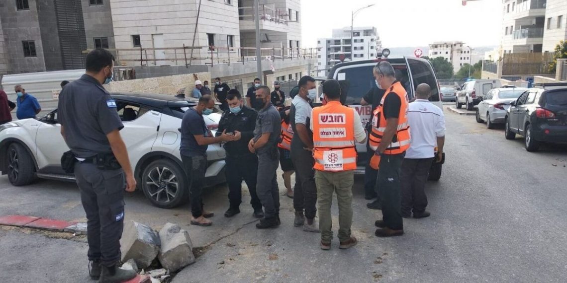 תאונת עבודה באתר בנייה בחריש: הפועל התחשמל
