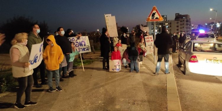 הפגנה פורום הקהילות החילוניות בחריש צופרים 25/12/20