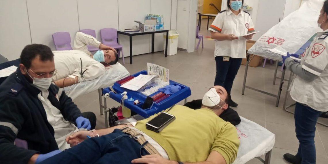 התרמת דם בחריש 28.1.21