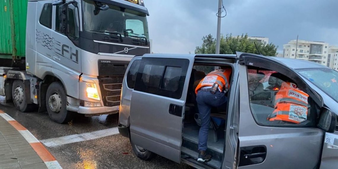 תאונת דרכים איחוד הצלה