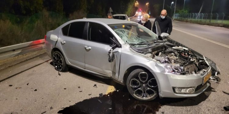 איחוד הצלה תאונת דרכים שער מנשה