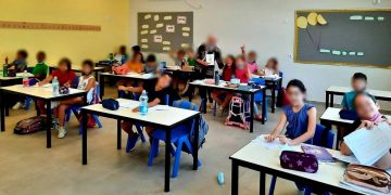 תלמידים כיתה בית ספר בחריש צילום: דוברות עיריית חריש