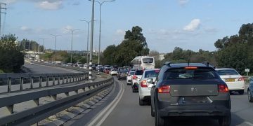 פקק תנועה עומס תנועה כביש 6353 כביש כניסה יציאה מחריש