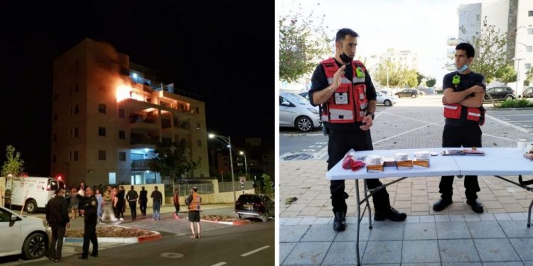 שריפה כיבוי אש אלעד בוסקילה