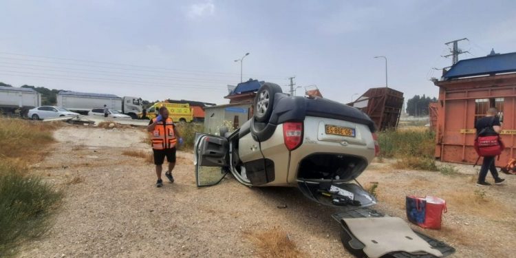 תאונת דרכים איחוד הצלה