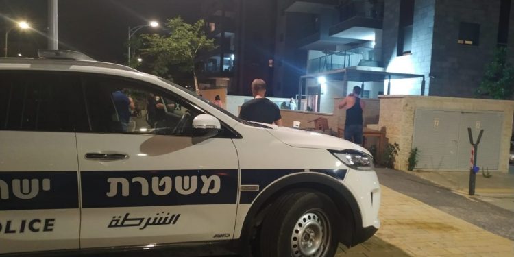 כוחות הצלה ברחוב ספיר בחריש