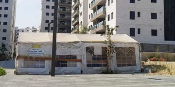 אוהל התפילה בשכונת מעו"ף