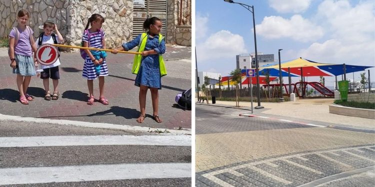 מעברי החצייה ברחבי העיר יפורקו וייבנו מחדש בפורמט שחור-לבן המוכר