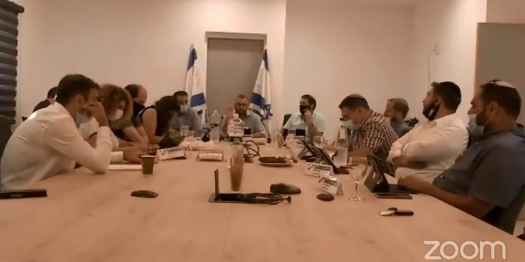 ישיבת המועצה העלאת ארנונה לשנת 2022