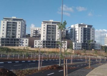 כביש גישה לשכונת הפרחים