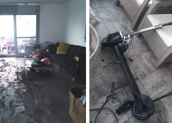 קורקינט שריפה מעו"ף כב"ה