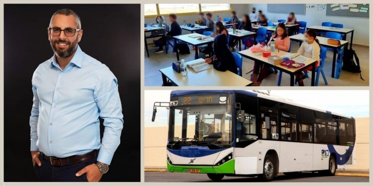 ראש העיר על הסעות התלמידים: "זה היה נכון לתחילת הדרך של חריש כיישוב קטן"