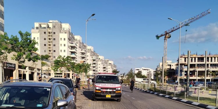 זירת התאונה. צילום: לילי בן חיים