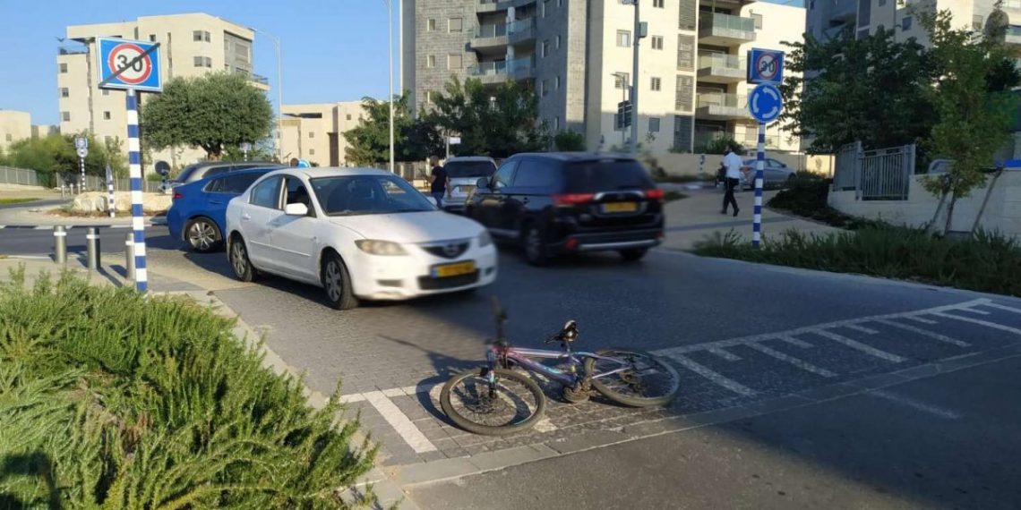 תלמיד נפצע בתאונת דרכים בדרך לבית הספר