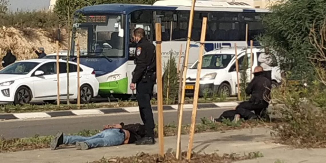 אירוע בטחוני בשדרת האחווה כביש 6353