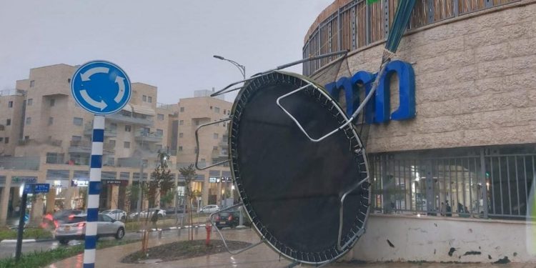 סופת כרמל מזג אוויר