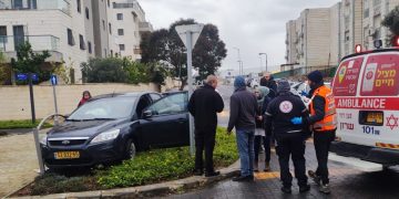 רחוב גמלא: נהגת נפצעה באורח קל