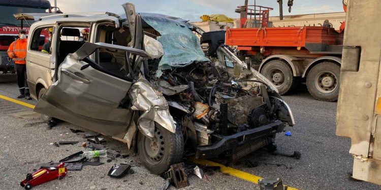 תאונה קטלנית בכביש 6: הרוגה וחמישה פצועים במצב בינוני