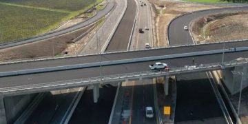 מחלף משמר הגבול החדש. צילום: נתיבי ישראל