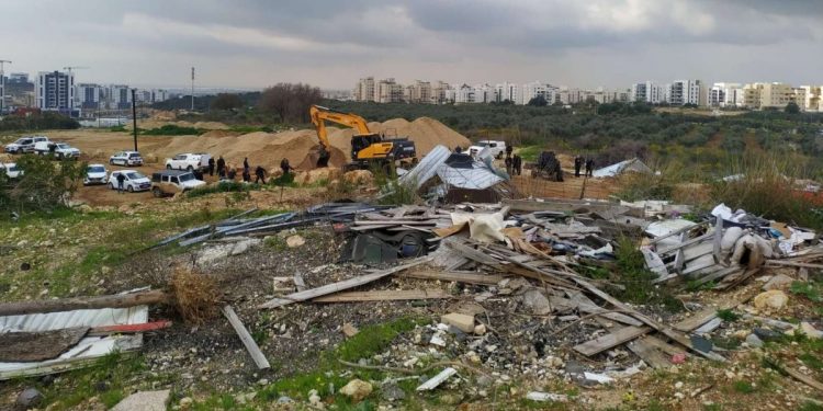 הדחפורים עלו על העסק: המשטרה והרשות לאכיפה פינו פולש בלתי חוקי