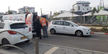 שכונת בצוותא: הולכת רגל נפגעה