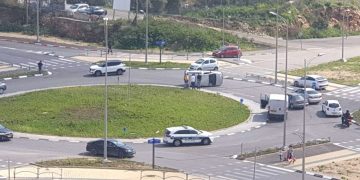 הנהג איבד שליטה והרכב התהפך